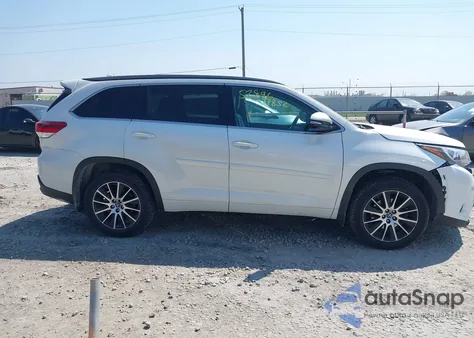 2017 Toyota Highlander Se из США, поврежденный, VIN 5TDJZRFH1HS515030